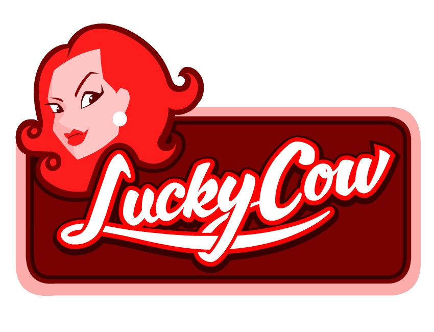 lucky cow Logo Design and Illustrations