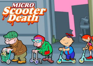 Kerb micro Scooter Death